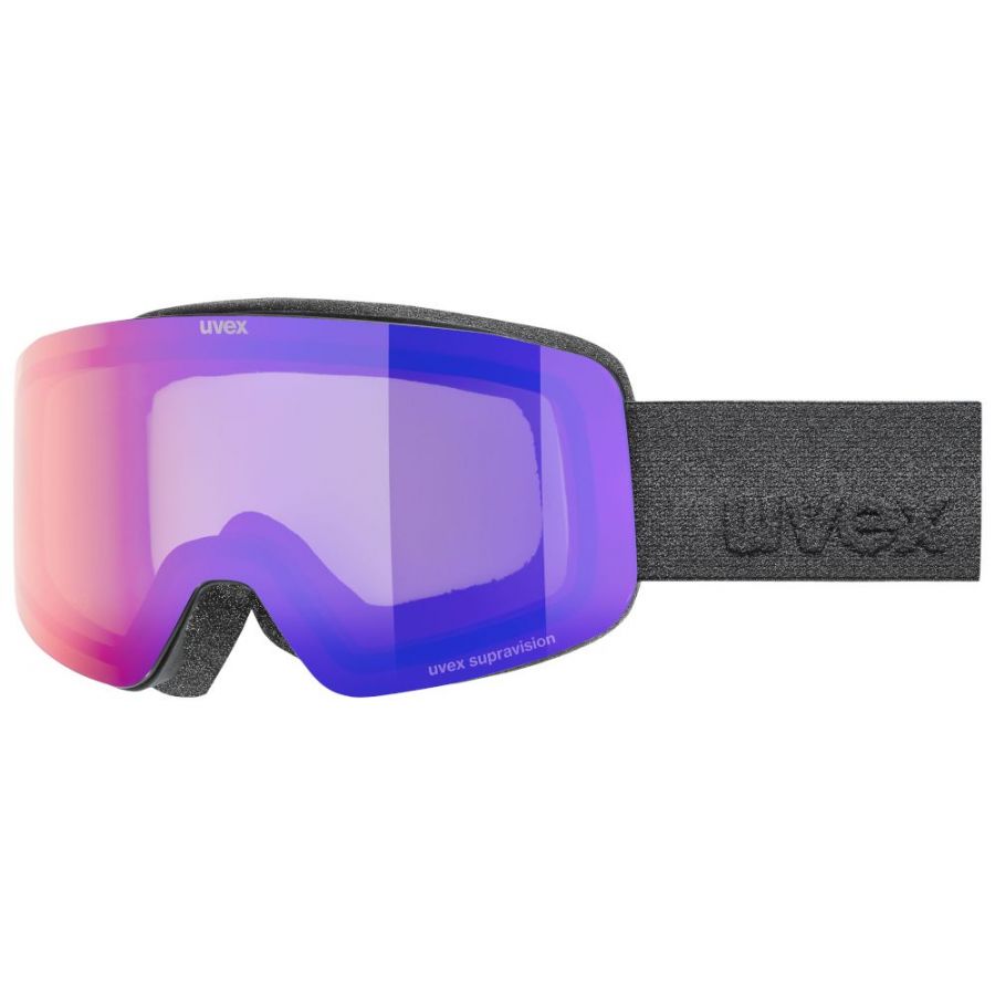 Uvex pwdr FM, Skidglasögon, Junior, Svart