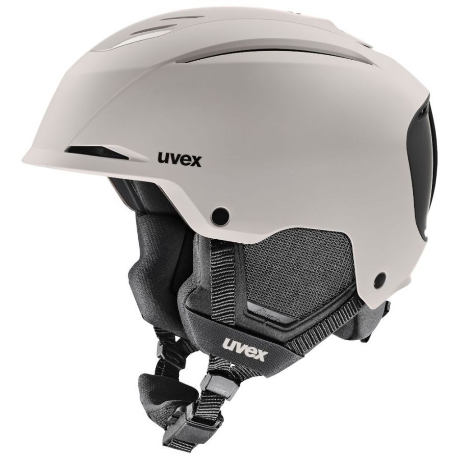 Uvex Resolution, Skidhjälm, Ljusgrå/Svart