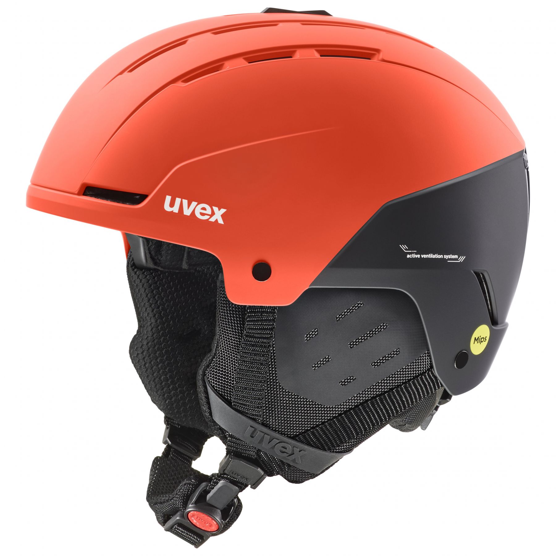 Uvex Stance MIPS, Skidhjälm, Röd/Svart